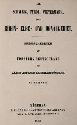 Große Abbildung Nr.1: 141-2326 (Förster,E.).: (Verschiedene Länder - Geschichte, Atlanten)