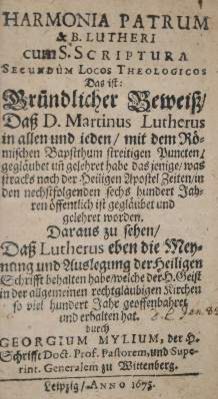 Große Abbildung Nr.1: 141-233 Mylius,G.: (Alte Drucke, Handschriften und Theologie)