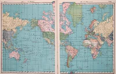 Große Abbildung Nr.1: 141-2334 Rand McNally & Co.: (Verschiedene Länder - Geschichte, Atlanten)
