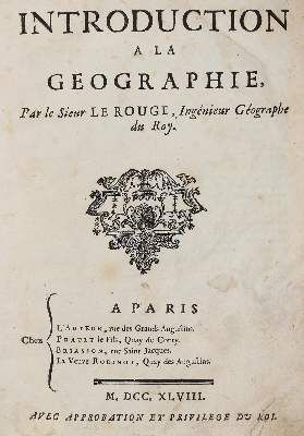 Große Abbildung Nr.3: 141-2336 Rouge,G.L.: (Verschiedene Länder - Geschichte, Atlanten)