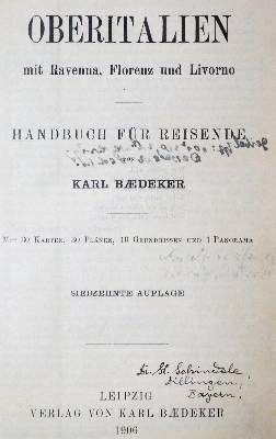Große Abbildung Nr.1: 141-2342 Sammlung: (Verschiedene Länder - Geschichte, Baedeker)