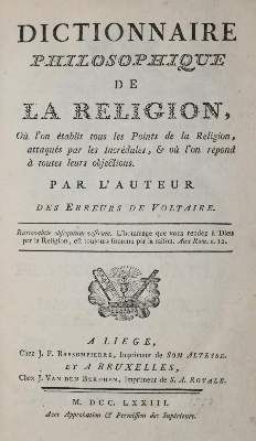 Große Abbildung Nr.1: 141-237 (Nonnotte,C.F.).: (Alte Drucke, Handschriften und Theologie)