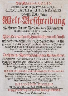 Große Abbildung Nr.1: 141-2390 La Croix,A.P.de: (Verschiedene Länder - Geschichte)