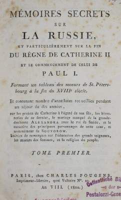 Große Abbildung Nr.1: 141-2420 (Masson de Blamont,C.F.P.).: (Verschiedene Länder - Geschichte, Russland)