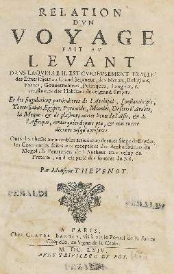 Große Abbildung Nr.1: 141-2441 Thevenot,J.d.: (Verschiedene Länder - Geschichte)