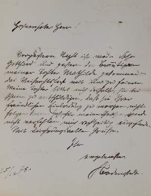 Große Abbildung Nr.12: 141-2452 Bodenstedt, Friedrich von,: (Autographen)