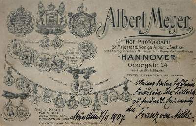 Große Abbildung Nr.2: 141-2454 Milde, Franz von,: (Autographen)