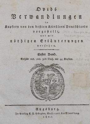 Große Abbildung Nr.2: 141-246 Ovidius,N.P.: (Alte Drucke, Handschriften und Theologie)