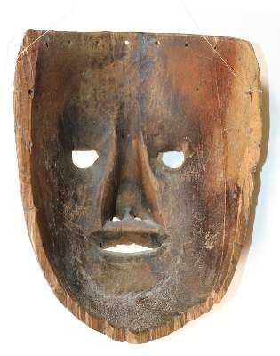 Große Abbildung Nr.3: 141-2484 Holzmaske, Larve: (Varia)