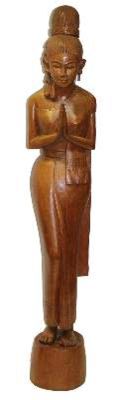 Große Abbildung Nr.1: 141-2560 Bali Holzskulptur.: (Asiatika)