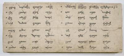 Große Abbildung Nr.3: 141-2570 Buddhistisches Manuskript: (Asiatika)