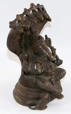 Große Abbildung Nr.2: 141-2580 Ganesha Bronze.: (Asiatika)