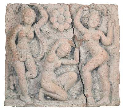 Große Abbildung Nr.1: 141-2586 Indisches Steinrelief.: (Asiatika)
