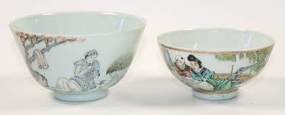Große Abbildung Nr.1: 141-2605 Paar Bowls China: (Asiatika)