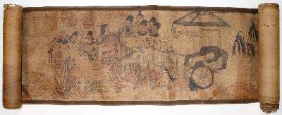 Große Abbildung Nr.2: 141-2611 Rollbild China: (Asiatika)