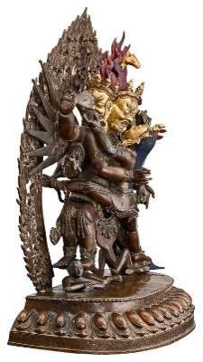 Große Abbildung Nr.2: 141-2628 Yuganaddha Hayagriva.: (Asiatika, Tibet)