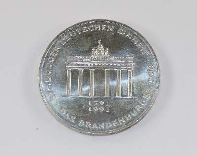Große Abbildung Nr.1: 141-2690 10 Mark 1991 BRD.: (Münzen und Medaillen)