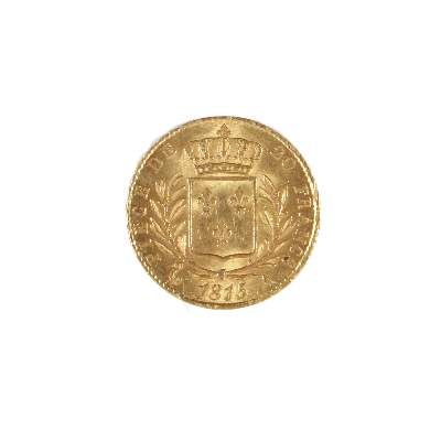 Große Abbildung Nr.2: 141-2699 Louis XVIII: (Münzen und Medaillen, Gold)