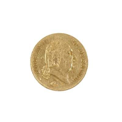 Große Abbildung Nr.1: 141-2700 Louis XVIII: (Münzen und Medaillen, Gold)
