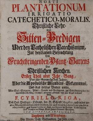 Große Abbildung Nr.1: 141-271 Riga,C.: (Alte Drucke, Handschriften und Theologie)