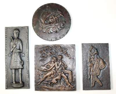 Große Abbildung Nr.13: 141-2710 Medaillen, Plaketten und Reliefs.: (Münzen und Medaillen, Medaillen)