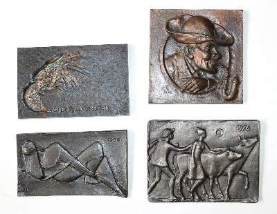 Große Abbildung Nr.15: 141-2710 Medaillen, Plaketten und Reliefs.: (Münzen und Medaillen, Medaillen)