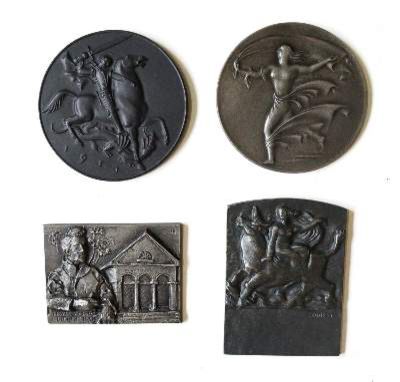 Große Abbildung Nr.27: 141-2710 Medaillen, Plaketten und Reliefs.: (Münzen und Medaillen, Medaillen)