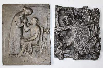 Große Abbildung Nr.530: 141-2710 Medaillen, Plaketten und Reliefs.: (Münzen und Medaillen, Medaillen)