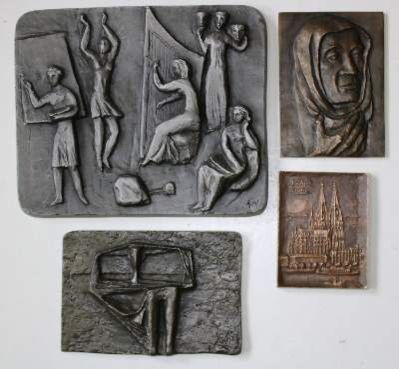 Große Abbildung Nr.534: 141-2710 Medaillen, Plaketten und Reliefs.: (Münzen und Medaillen, Medaillen)
