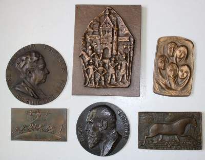 Große Abbildung Nr.566: 141-2710 Medaillen, Plaketten und Reliefs.: (Münzen und Medaillen, Medaillen)