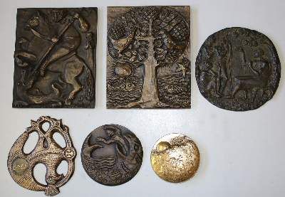 Große Abbildung Nr.568: 141-2710 Medaillen, Plaketten und Reliefs.: (Münzen und Medaillen, Medaillen)
