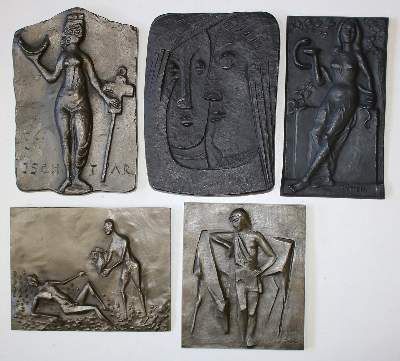 Große Abbildung Nr.570: 141-2710 Medaillen, Plaketten und Reliefs.: (Münzen und Medaillen, Medaillen)