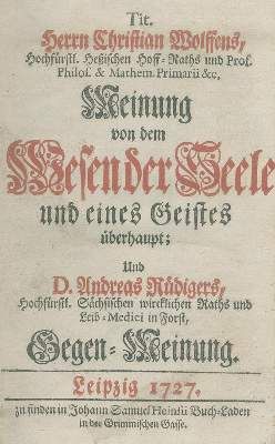 Große Abbildung Nr.1: 141-276 Rüdiger,A.: (Alte Drucke, Handschriften und Theologie)