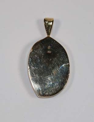 Große Abbildung Nr.2: 141-2770 Ammolite 18k GG: (Schmuck, Anhänger)
