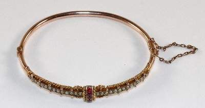 Große Abbildung Nr.3: 141-2776 Historismus Armreif: (Schmuck, Armbänder)