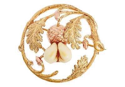 Große Abbildung Nr.1: 141-2784 Grandelbrosche.: (Schmuck, Broschen)