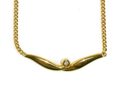 Große Abbildung Nr.2: 141-2791 Goldcollier.: (Schmuck, Colliers)