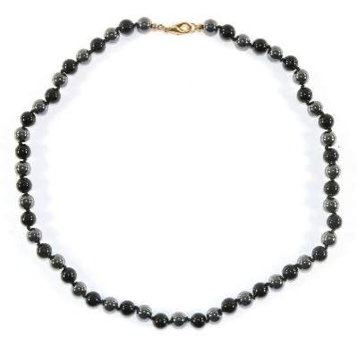 Große Abbildung Nr.1: 141-2793 Hämatitkette.: (Schmuck, Colliers)