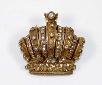 Große Abbildung Nr.1: 141-2817 DeNicola Kronenbrosche.: (Schmuck, Modeschmuck)