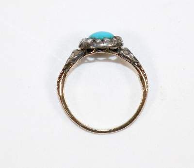 Große Abbildung Nr.2: 141-2833 Damenring um 1900.: (Schmuck, Ringe)
