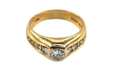Große Abbildung Nr.1: 141-2834 Diamant-Ring.: (Schmuck, Ringe)