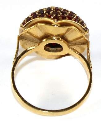 Große Abbildung Nr.2: 141-2837 Granatring.: (Schmuck, Ringe)