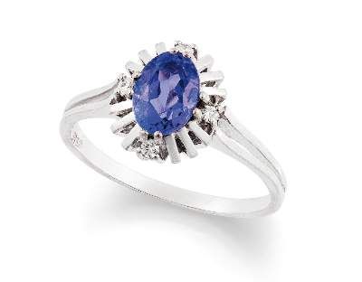 Große Abbildung Nr.1: 141-2842 Saphirring.: (Schmuck, Ringe)