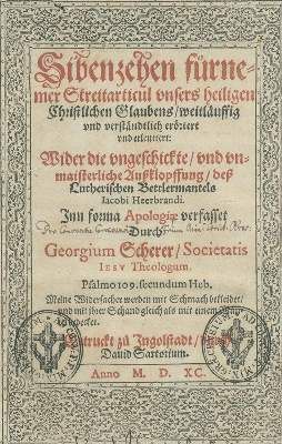 Große Abbildung Nr.1: 141-287 Scherer,G.: (Alte Drucke, Handschriften und Theologie)