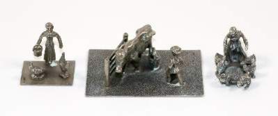 Große Abbildung Nr.1: 141-2871 Am Bauernhof.: (Silber, Miniaturen)