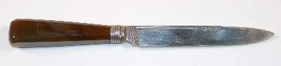 Große Abbildung Nr.1: 141-2885 Silbermesser mit: (Silber)