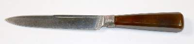 Große Abbildung Nr.2: 141-2885 Silbermesser mit: (Silber)
