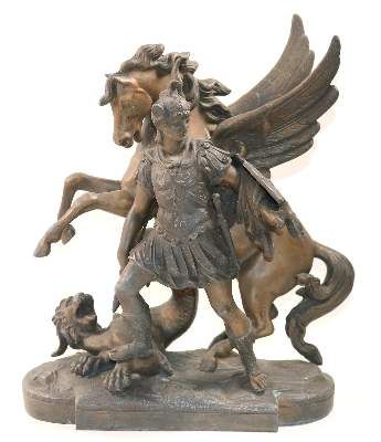 Große Abbildung Nr.1: 141-2904 Pegasus u. Perseus: (Skulpturen - Plastiken)