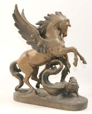 Große Abbildung Nr.2: 141-2904 Pegasus u. Perseus: (Skulpturen - Plastiken)