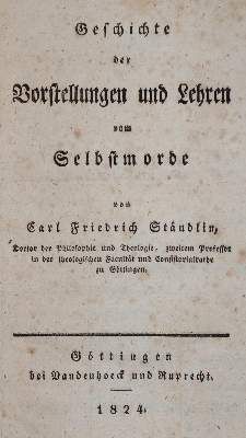 Große Abbildung Nr.1: 141-299 Stäudlin,C.F.: (Alte Drucke, Handschriften und Theologie)